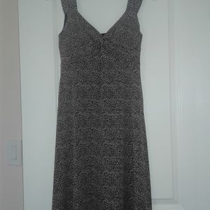 Tiana B black and white dress dots